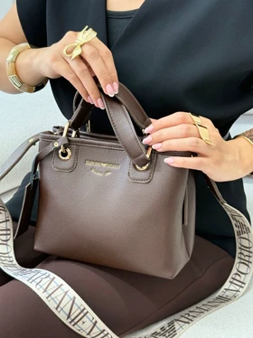 کیف زنانه چرمی ژامک (قهوه ای)
