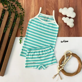 لباس زیر راه راه دخترانه 6تا14سال