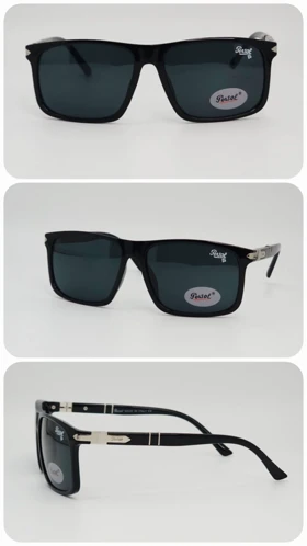 عینک آفتابی مردانه و زنانه پرسول Persol PS2804 ضد اشعه UV400 (فریم مشکی، عدسی‌ها مشکی)