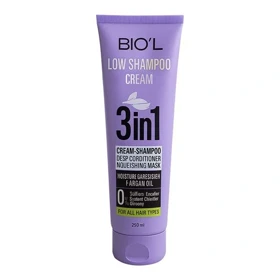 شامپو کرمی 3 در 1 با کف ملایم حاوی روغن آرگان و گوار بیول