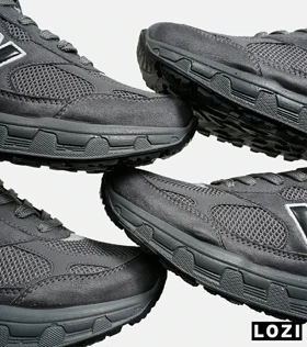 کفش کتانی بزرگ پا طوسی فیلی NEW BALANCE 993