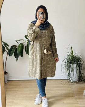 مانتو قواره دار بلند کسمه