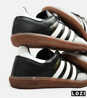 کفش کتانی مردانه و زنانه مشکی طوسی قهوه ای ADIDAS Samba