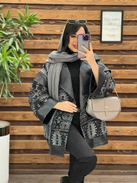 پالتو ترکیبی طرح سنتی