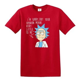 تیشرت طرح ریک و مورتی I'M Sorry But Your Meinung T-Shirt