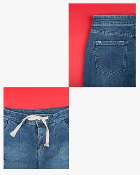 شلوار جین کوتاه زاپ‌دار زنانه