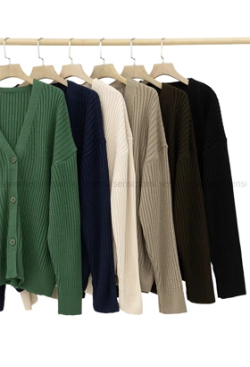 ژاکت بافت یقه 7کد1004533