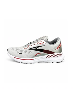 کفش کتانی رانینگ مردانه بروکس طوسی قرمز Brooks