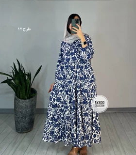 پیراهن طرحدار مزونی43