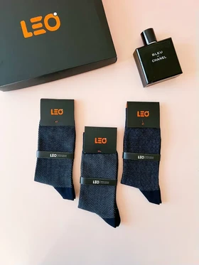 پک جوراب مردانه ساق بلند LEO