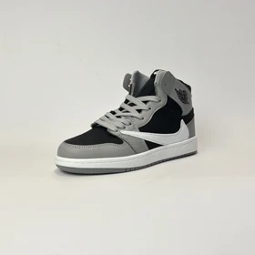 کفش روزمره نایک تراویس ساق‌دار اسکات طوسی مشکی