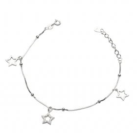 دستبند نقره ستاره کد 351238
