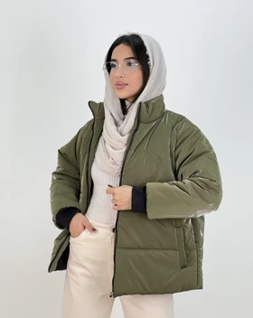 کاپشن یقه ایستاده نیلسا(72)کد:4616