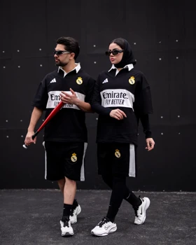 کیت باشگاهی ست تیشرت شلوارک رئال مادرید پارچه دورس ماکان