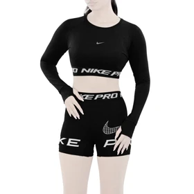 ست نیم‌تنه و کشاله بند ورزشی زنانه مدل Dri Fit-612 مشکی