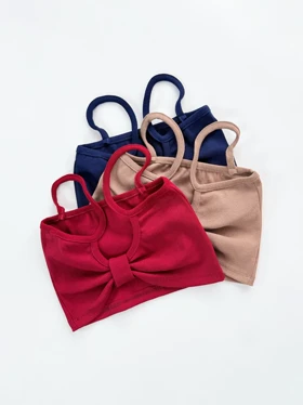 کراپ تاپ کبریتی طرح پاپیون