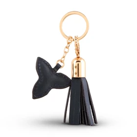 جاکلیدی زنانه چرم یلسان مدل پارمیس کد 053-GN (سرمه ای)