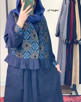 پیراهن و وست سوزن دوزی