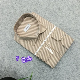 پیراهن طرحدار مردانه قواره ازاد ( قواره کلاسیک ) _ استین بلند