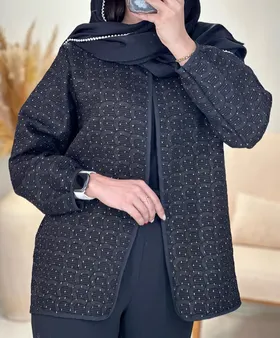 مانتو یقه‌گرد فکورا