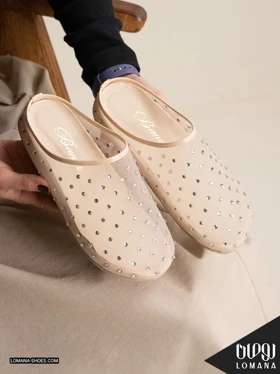 اسلیپر جلوبسته نگینی شادن لومانا - کد 2802