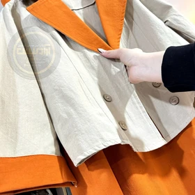 کت و دامن لینن مایا