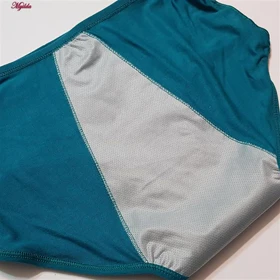 شورتکس زنانه مدل دو لایه جیب‌دار آبی کد 5050