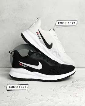 کتانی نایک تمام سفید مدل RUNNING