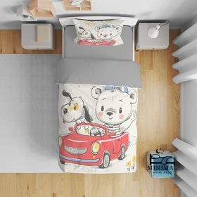 روتختی کودک طرح خرس و هاپو مدل T4975