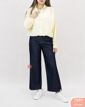 شلوارجین وایددمپاکات 3596