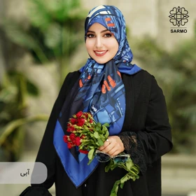 روسری ابریشم کجراه بام خیال