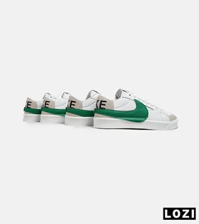 کفش نایک مردانه و زنانه سفید سبز Nike Blazer Low 77 Jumbo