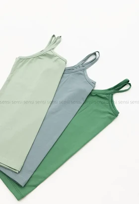 تاپ دوبند ساده رنگی کوچک کد1001225