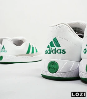 کفش کتانی مردانه سفید سبز ADIDAS TISCHTENNIS