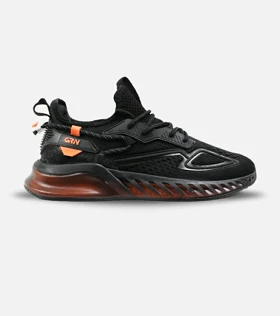 کفش کتانی مردانه و زنانه مشکی نارنجی نایک NIKE gravity