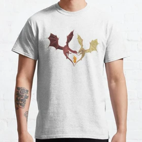 تیشرت house of the dragon طرح love between dragons Classic T-Shirt کد 195367