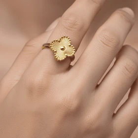 انگشتر زنانه مدل ونکلیف