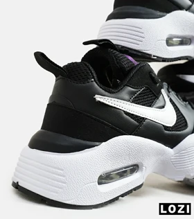 کفش کتانی مردانه و زنانه مشکی سفید NIKE air max intrlk lite