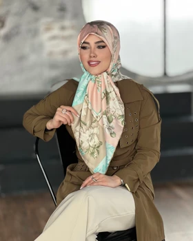 روسری دست دوز ابریشم