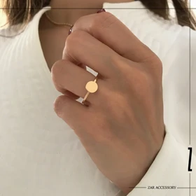 انگشتر سکه آینه‌ای