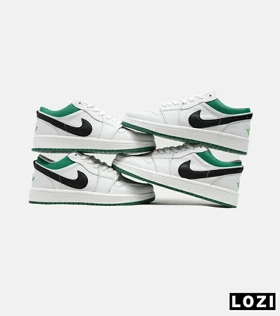 کفش کتانی مردانه سفید مشکی سبز NIKE SB dunk Low Pro