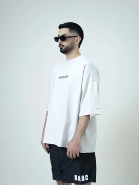 تیشرت مدل A LIGHT طوسی روشن برند دارسی DARC