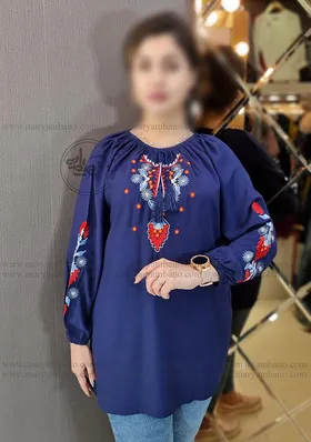 تونیک رگلان گلدوزی 1