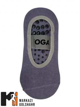 جوراب پیلاتس استپ دار کد 101 (یاسی)