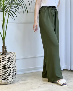 شلوار بگ نخی رنگی
