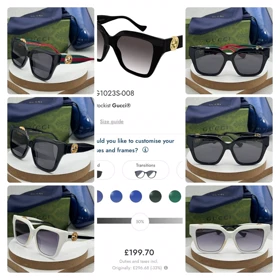 عینک اورجینال (A) گوچی Gucci