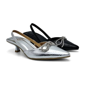کفش مجلسی زنانه پاشنه‌دار 3 سانت مدل 4027 _ sandal valentino