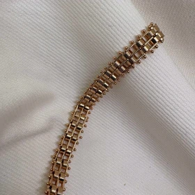 دستبند ژوپینگ زنانه طرح رولکسی رنگ ثابت