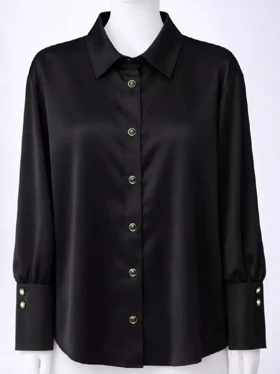 شومیز زنانه ساتن ژالین (ZHalin) کد 2325