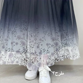 دامن دورو طرح دار (طرح 4)